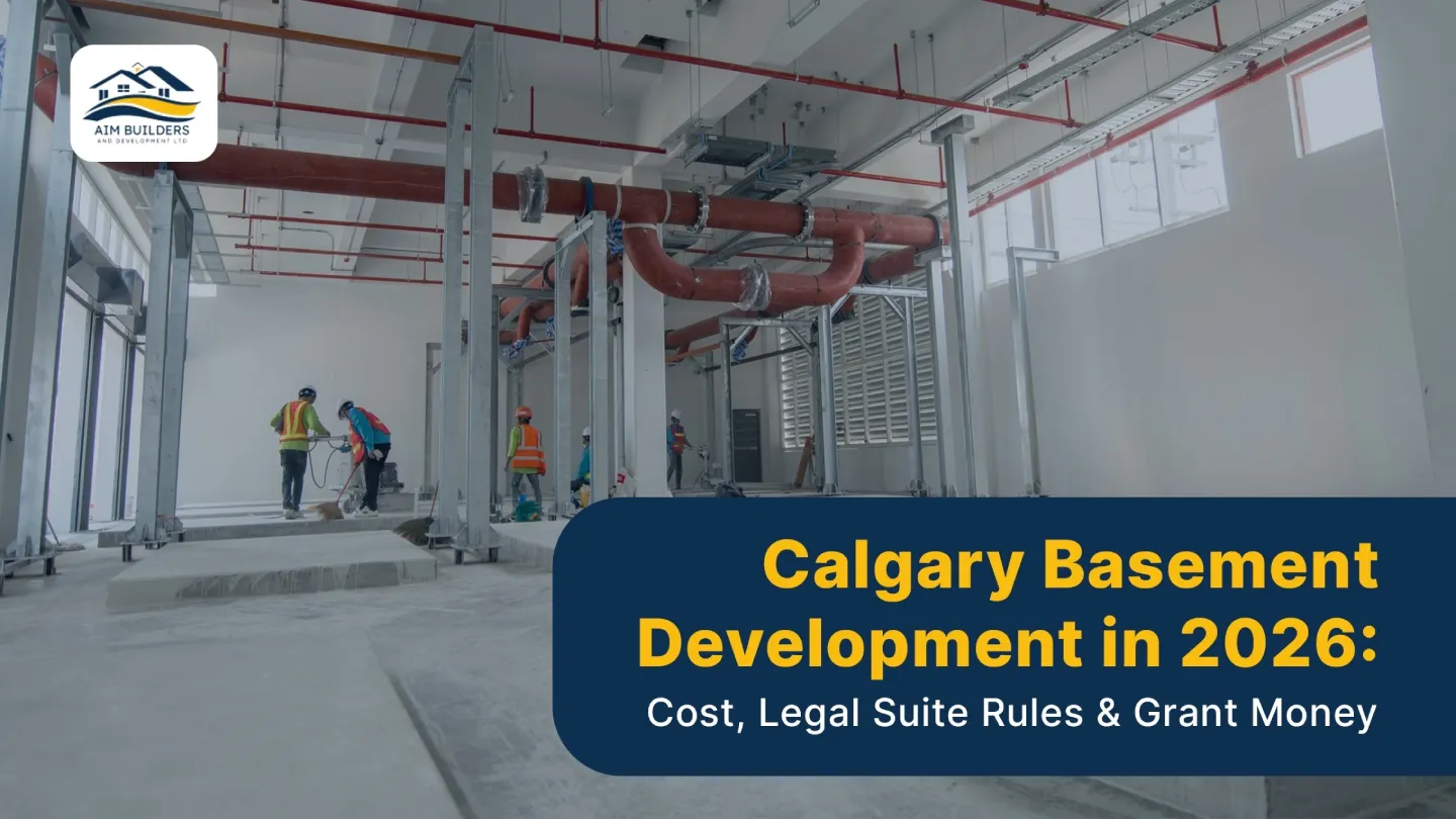 Calgary Basement Development in 2026: Cost, Legal Suite Rules & Grant Money
