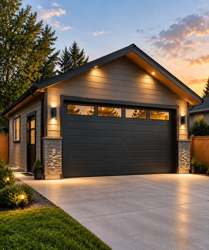 new garage development